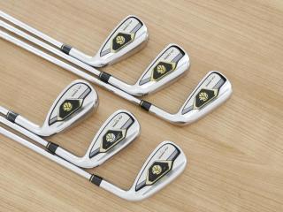 iron_set : ชุดเหล็ก Taylormade Gloire G (รุ่นท๊อปสุด ตีไกลมากๆ เหล็ก 7 Loft 26.5 หน้าเด้ง) มีเหล็ก 6-Pw,Aw (6 ชิ้น) ก้านเหล็ก NS Pro 830 Flex S