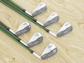 Iron set : Callaway : ชุดเหล็ก Callaway EPIC Max Fast (รุ่นแพงสุด ไกลสุดของ Callaway ปี 2021) มีเหล็ก 6-Pw,Aw (6 ชิ้น) ก้านกราไฟต์ Fujikura Speeder Evolution Flex R