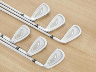 Iron set : Fourteen : ชุดเหล็ก Fourteen TC404 (ปี 2018 ใบใหญ่ ตีไกลมาก เหล็ก 7 Loft 28) มีเหล็ก 6-Pw,Aw (6 ชิ้น) ก้านกราไฟต์ Flex R
