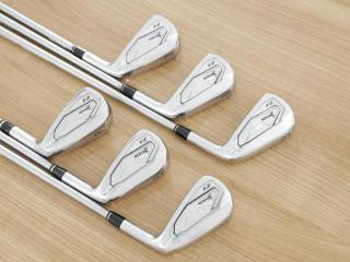 Iron set : Other Brand : ชุดเหล็ก Srixon ZX5 MK II Forged (ออกปี 2023) มีเหล็ก 5-Pw (6 ชิ้น) ก้านกราไฟต์ Mitsubishi Diamana ZX-II 60 Flex R