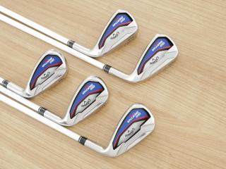 iron_set : ชุดเหล็ก Callaway Big Bertha Beta (ใบใหญ่ ตีง่ายมาก) มีเหล็ก 6-Pw (5 ชิ้น) ก้านกราไฟต์ Fujikura Air Speeder Flex SR