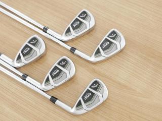 Iron set : Callaway : ชุดเหล็ก Callaway EPIC Star (ปี 2018 หน้าเด้ง โกงองศา ตีไกลมากๆ) มีเหล็ก 6-Pw (5 ชิ้น) ก้านเหล็ก NS Pro Zelos 7 Flex S