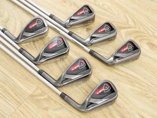 Iron set : Callaway : ชุดเหล็ก Callaway RAZR X Black มีเหล็ก 5-Pw,Sw (7 ชิ้น) ก้านเหล็ก NS Pro 950 Flex S