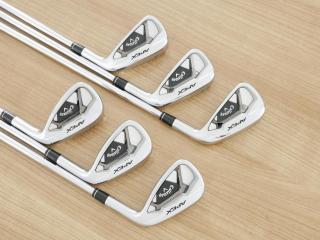 Iron set : Callaway : ชุดเหล็ก Callaway APEX Forged (รุ่นปี 2022) มีเหล็ก 5-Pw (6 ชิ้น) ก้านเหล็ก NS Pro ZELOS 8 Flex S