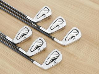 Iron set : XXIO : ชุดเหล็ก XXIO X Forged (รุ่นปี 2021) มีเหล็ก 6-Pw,Aw (6 ชิ้น) ก้านกราไฟต์ Miyazaki AX-1 Flex S