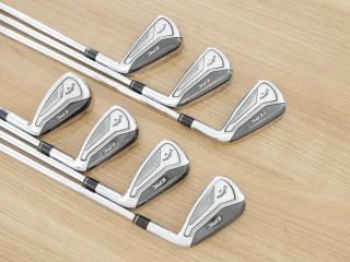 Iron set : Callaway : ชุดเหล็ก Callaway EPIC Forged Star (รุ่นท้อปสุด ปี 2020 ตีไกลกว่าปกติ 2 เบอร์) มีเหล็ก 5-Pw,Aw (7 ชิ้น) ก้านเหล็ก NS PRO ZELOS 7 FLEX S