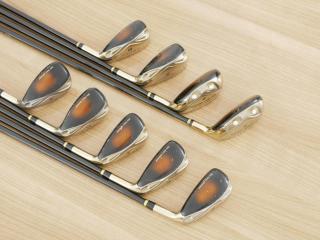 Iron set : Katana : ชุดเหล็กกระเทย Katana Izu Max Sniper มีเหล็ก 5-Pw,Aw,As,Sw (9 ชิ้น เบอร์ 5 ตีระยะเท่าเหล็ก 4 ปกติ) ก้านกราไฟต์ Flex R