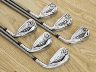 Iron set : Taylormade : ชุดเหล็ก Taylormade Gloire (รุ่นท๊อปสุด Japan Spec. ใบใหญ่ ตีง่าย ไกล) มีเหล็ก 6-Pw,Aw (6 ชิ้น) ก้านกราไฟต์ Flex SR