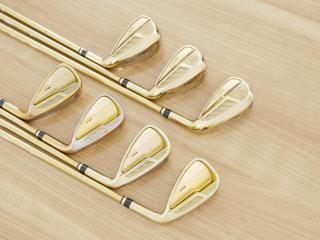 Iron set : Katana : ชุดเหล็ก Katana Voltio NINJA 880Hi Gold (รุ่นท็อปสุด ปี 2018 ตีง่าย ไกล สวยมากๆ) มีเหล็ก 6-Pw,Aw,Sw (7 ชิ้น) ก้านกราไฟต์ Fujikura Speeder 361 Flex SR