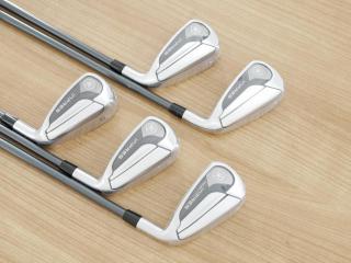 Iron set : **ของใหม่ ยังไม่แกะพลาสติก** ชุดเหล็ก Yamaha Inpres DriveStar Type D (รุ่นล่าสุด ปี 2025 ตีไกลที่สุด ไกลกว่าเหล็กทั่วไป 2 เบอร์ หน้าเด้งมากๆ) มีเหล็ก 6-Pw (5 ชิ้น) ก้านกราไฟต์ Fujikura Speeder NX M-425i Flex SR