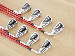 Iron set : Bridgestone : ชุดเหล็ก Bridgestone J15 (ตีง่าย ไกล) มีเหล็ก 5-Pw,Aw,Sw (8 ชิ้น) ก้านกราไฟต์ Tour AD Flex S