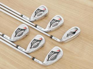 Iron set : Maruman : ชุดเหล็กกระเทย Maruman Shuttle i3000Mx (ตีง่ายมากๆ ไกล เหล็กยาวเป็น Utility) มีเหล็ก 6-10,Pw (6 ชิ้น) ก้านกราไฟต์ Flex R