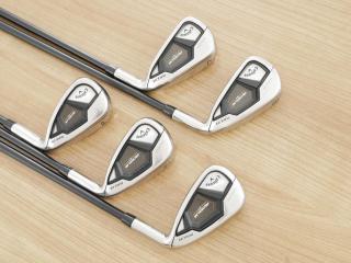 Iron set : Callaway : ชุดเหล็ก Callaway Rogue ST Max OS (ออกปี 2022 ตีง่ายสุดๆ ไกลสุดๆ) มีเหล็ก 6-Pw (5 ชิ้น) ก้านกราไฟต์ Fujikura VENTUS 5 Flex R