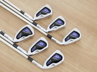 iron_set : ชุดเหล็ก Mizuno JPX EIII SV Hot Metal (ตัวท้อป ใบใหญ่ที่สุดของ Mizuno ตีง่ายมาก หน้าเด้ง ตีไกล) มีเหล็ก 5-Pw (6 ชิ้น) ก้านกราไฟต์ Fujikura MCI 80 Flex R