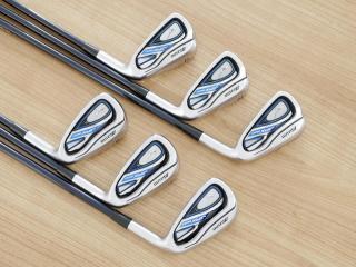 iron_set : ชุดเหล็ก Mizuno JPX 800 มีเหล็ก 5-Pw (6 ชิ้น) ก้านกราไฟต์ Flex R