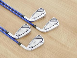 Iron set : Yamaha : ชุดเหล็ก Yamaha Inpres DriveStar (ออกปี 2023 ตีไกลที่สุด ไกลกว่าเหล็กทั่วไป 2 เบอร์ หน้าเด้งมากๆ) มีเหล็ก 7-Pw (4 ชิ้น) ก้านกราไฟต์ Fujikura Speeder NX M423i Flex SR