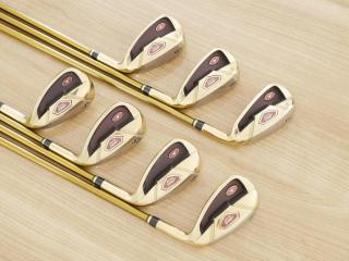 iron_set : ชุดเหล็ก Tsuruya AXEL Gold Premium II (รุ่นปี 2017 ของใหม่ 6 หมื่นกว่าบาท หน้าเด้งสุดๆ ไกลสุดๆๆ) มีเหล็ก 7-Pw,Aw,As,Sw (7 ชิ้น ครบเซ็ต) ก้านกราไฟต์ Flex R