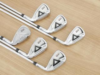 Iron set : PRGR : ชุดเหล็ก PRGR ID Nabla RS Titan Face (หน้าเด้ง ตีไกล) มีเหล็ก 5-Pw (6 ชิ้น) ก้านเหล็ก NS Pro 85 Flex SR