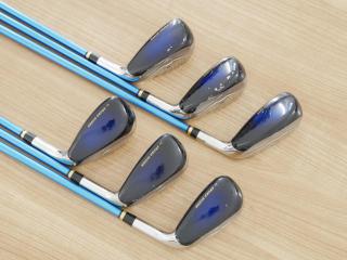 iron_set : ชุดเหล็กกระเทย Katana Sword SL-Eleven มีเหล็ก 7-12 (6 ชิ้น เทียบเท่า 6-Pw,Aw) ก้านกราไฟต์ Flex R