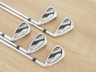 Iron set : Callaway : ชุดเหล็ก Callaway Mavrik (ปี 2020 ตีง่าย ไกลมากๆ) มีเหล็ก 6-Pw (5 ชิ้น) ก้านเหล็ก NS Pro Zelos 7 Flex S