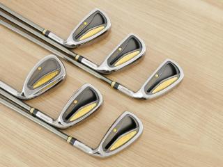 Iron set : Maruman : ชุดเหล็ก Maruman Majesty Prestigio (ตัวท็อป ตีง่าย ไกล ของใหม่แพงมากๆๆๆ) มีเหล็ก 6-Pw,Aw (6 ชิ้น) ก้านกราไฟต์ Flex R