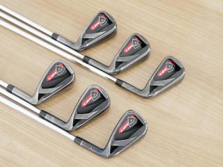 iron_set : ชุดเหล็ก Callaway RAZR X Black มีเหล็ก 5-Pw (6 ชิ้น) ก้านเหล็ก NS Pro 950 Flex S