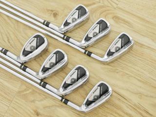 iron_set : ชุดเหล็ก Yamaha Inpres RMX UD+2 (ปี 2017 ตีไกลที่สุด ไกลกว่าเหล็กทั่วไป 2 เบอร์) มีเหล็ก 5-Pw,Aw (7 ชิ้น) ก้านเหล็ก NS Pro ZELOS 7 Flex R