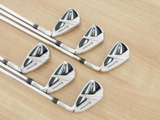 Iron set : Taylormade : ชุดเหล็ก Taylormade SIM MAX (ออกปี 2020 Japan Spec.) มีเหล็ก 5-Pw (6 ชิ้น) ก้านเหล็ก KBS Max 85 Flex R