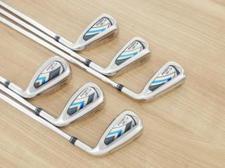 Iron set : XXIO : ชุดเหล็ก XXIO Cross 2 (ออกปี 2021 ตีไกลที่สุดของที่สุดจาก XXIO หน้าเด้งสุดๆ) มีเหล็ก 6-Pw,Aw (6 ชิ้น ตีไกลกว่าปกติ 2 เบอร์) ก้านเหล็ก NS Pro 860 DST Flex R