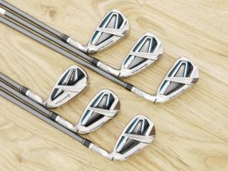Iron set : Taylormade : ชุดเหล็ก Taylormade SIM MAX OS (ออกปี 2020 Japan Spec.) มีเหล็ก 6-Pw,Aw (6 ชิ้น) ก้านกราไฟต์ Mitsubishi Tensei TM60 Flex R
