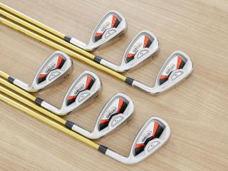 Iron set : Katana : ชุดเหล็ก Katana Sword ATC-589a (หน้าเด้ง) มีเหล็ก 6-Pw,Aw,Sw (7 ชิ้น) ก้านกราไฟต์ Fujikura Speeder 589 Flex R