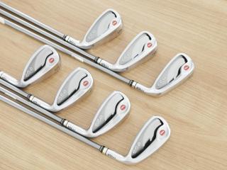 iron_set : ชุดเหล็กกระเทย PRGR NEW Egg (ปี 2020 ตีง่ายและไกลมากๆ เด้งสุดๆ COR 0.82) มีเหล็ก 7-Pw,Aw,As,Sw (7 ชิ้น) ก้านกราไฟต์ M-35 Flex R2