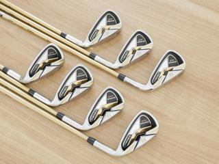 iron_set : ชุดเหล็ก Katana Sword Sniper 589 (หน้าเด้ง) มีเหล็ก 6-Pw,Aw,Sw (7 ชิ้น) ก้านกราไฟต์ Speeder 589 Flex R