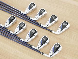 Iron set : Yamaha : ชุดเหล็ก Yamaha Inpres UD+2 (ออกปี 2021 ตีไกลที่สุด ไกลกว่าเหล็กทั่วไป 2 เบอร์ หน้าเด้ง COR 0.822) มีเหล็ก 5-Pw,Aw,As,Sw (9 ชิ้น เต็มเซ็ต) ก้านกราไฟต์ Fujikura Air Speeder M421i Flex R