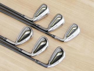 iron_set : ชุดเหล็ก Taylormade RocketBladez MAX มีเหล็ก 5-Pw (6 ชิ้น) ก้านกราไฟต์ Flex R