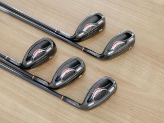 Iron set : Maruman : ชุดเหล็กกระเทย Maruman Shuttle i3000x มีเหล็ก 7-10,Pw (5 ชิ้น) ก้านกราไฟต์ Flex R 