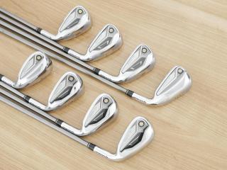 Iron set : Taylormade : ชุดเหล็ก Taylormade Gloire (รุ่นท๊อปสุด Japan Spec. ใบใหญ่ ตีง่าย ไกล) มีเหล็ก 5-Pw,Aw,Sw (8 ชิ้น) ก้านกราไฟต์ Flex R
