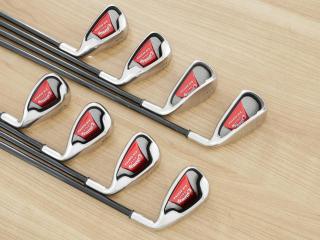 Iron set : Callaway : ชุดเหล็ก Callaway Big Bertha (ใบใหญ่ ตีง่าย) มีเหล็ก 4-Pw,Sw (8 ชิ้น) ก้านกราไฟต์ Flex R