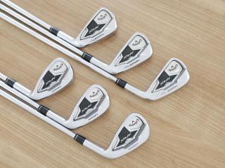 Iron set : Callaway : ชุดเหล็ก Callaway APEX Forged (ออกปี 2019) มีเหล็ก 5-Pw (6 ชิ้น) ก้านเหล็ก NS Pro Modus 105 Flex S