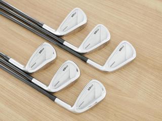Iron set : PRGR : ชุดเหล็ก PRGR TUNE 02 CB Forged (นุ่มมาก หายากมาก) มีเหล็ก 5-Pw (6 ชิ้น) ก้านกราไฟต์ Tour AD 85 Flex S
