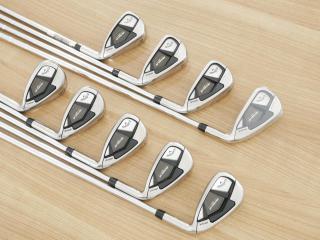 Iron set : Callaway : ชุดเหล็ก Callaway Rogue ST Max (ออกปี 2022 ตีง่าย ไกลมาก) มีเหล็ก 5-Pw,Aw,Gw,Sw (9 ชิ้น) ก้านเหล็ก Dynamic Gold 95 R300