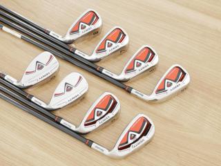 iron_set : ชุดเหล็ก Maruman Red-V II (ใบใหญ่ ตีง่าย ไกล) มีเหล็ก 5-Pw,Aw,Sw (8 ชิ้น) ก้านกราไฟต์ Flex R