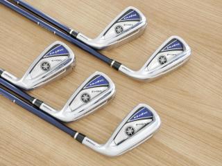iron_set : ชุดเหล็ก Yamaha Inpres UD+2 (ออกปี 2019 ตีไกลที่สุด ไกลกว่าเหล็กทั่วไป 2 เบอร์ หน้าเด้ง COR 0.822) มีเหล็ก 6-Pw (5 ชิ้น) ก้านกราไฟต์ Flex SR