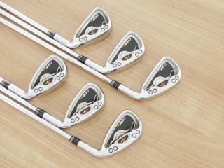 Iron set : Taylormade : ชุดเหล็ก Taylormade R7 CGB Max (ใบใหญ่ ตีง่าย) มีเหล็ก 5-Pw (6 ชิ้น) ก้านเหล็ก NS Pro 950 Flex R