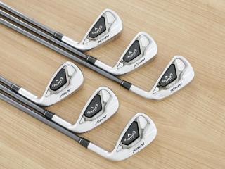 Iron set : Callaway : ชุดเหล็ก Callaway APEX DCB Forged (ปี 2022) มีเหล็ก 5-Pw (6 ชิ้น) ก้านกราไฟต์ Mitsubishi Diamana 55 Flex R