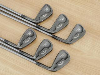 Iron set : Callaway : ชุดเหล็ก Callaway X Forged Star Black Limited (ออกปี 2021 หายากมากๆ) มีเหล็ก 5-Pw (6 ชิ้น) ก้านกราไฟต์ Fujikura MC 70 Flex S