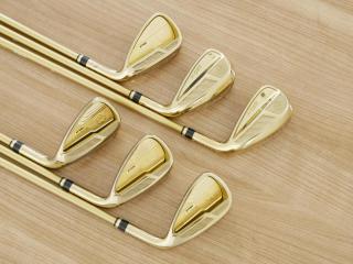 Iron set : Katana : ชุดเหล็ก Katana Voltio NINJA 880Hi Gold (รุ่นท็อปสุด ปี 2018 ตีง่าย ไกล สวยมากๆ) มีเหล็ก 7-Pw,Aw,Sw (6 ชิ้น) ก้านกราไฟต์ Fujikura Speeder 361 Flex R