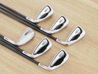 Iron set : PRGR : ชุดเหล็ก PRGR AS302 (ใบใหญ่ ตีง่าย) มีเหล็ก 6-Pw,Sw (6 ชิ้น) ก้านกราไฟต์ Flex R