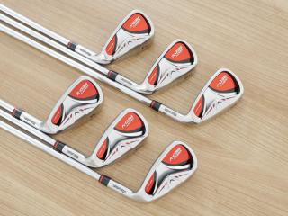 Iron set : Maruman : ชุดเหล็ก Maruman Red-V (ใบใหญ่ ตีง่าย) มีเหล็ก 5-Pw (6 ชิ้น) ก้านเหล็ก NS Pro 1070 Flex S