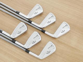 Iron set : Callaway : ชุดเหล็ก Callaway X Forged (ออกปี 2024 นุ่ม แน่น หล่อมาก) มีเหล็ก 5-Pw (6 ชิ้น) ก้านกราไฟต์ Fujikura MC 80 Flex S